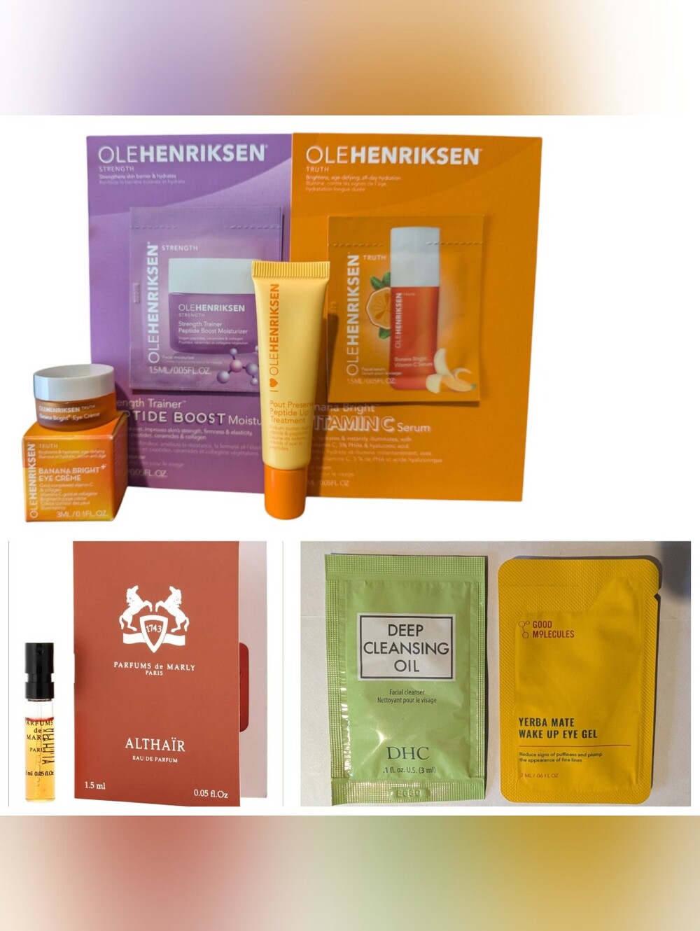 Parfums de Marly, OLEHENRIKSEN, DHC...Lot